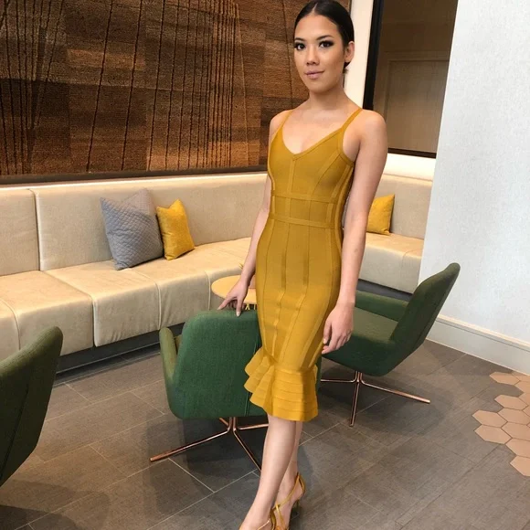 Dresses | Flare Hem Mermaid Bandage Dress | Poshmark Dresses | Flare Hem Mermaid Bandage Dress | Poshmark